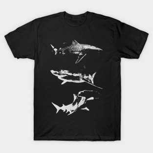 Sharks Grunge Aesthetic T-Shirt